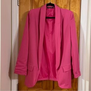 Pink Boohoo Blazer